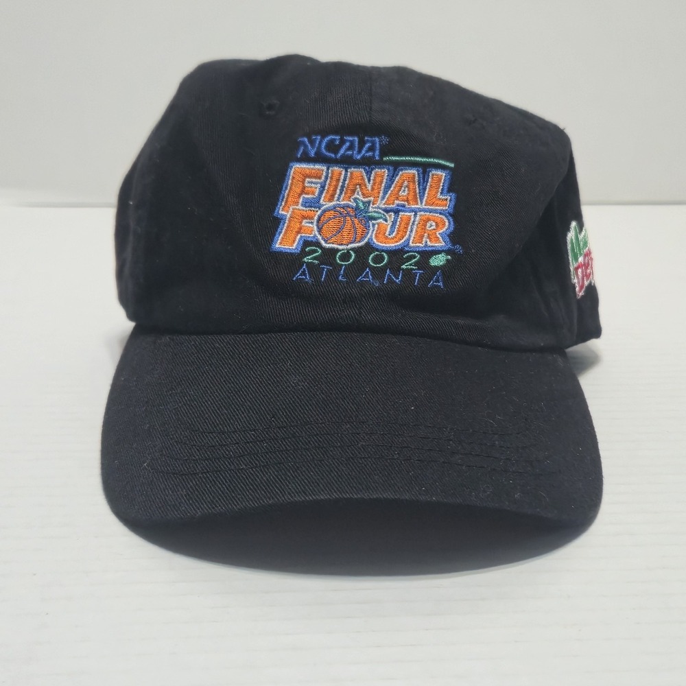 Vintage 2002 NCAA Final Four Atlanta Black Hat Cap March Madness Cotton